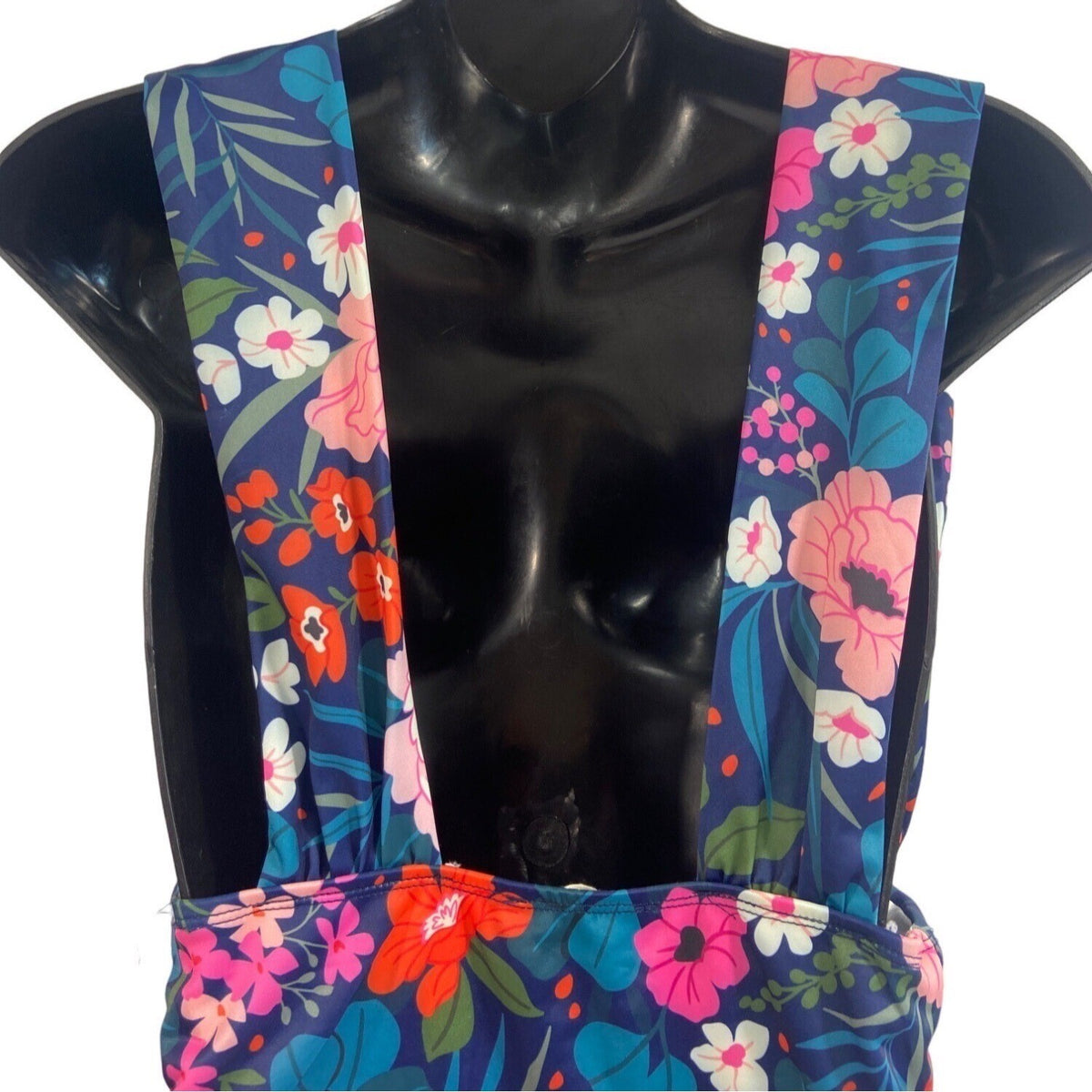 7am-7am Women's Multicolored One Piece Floral Swimsuit Sz M
