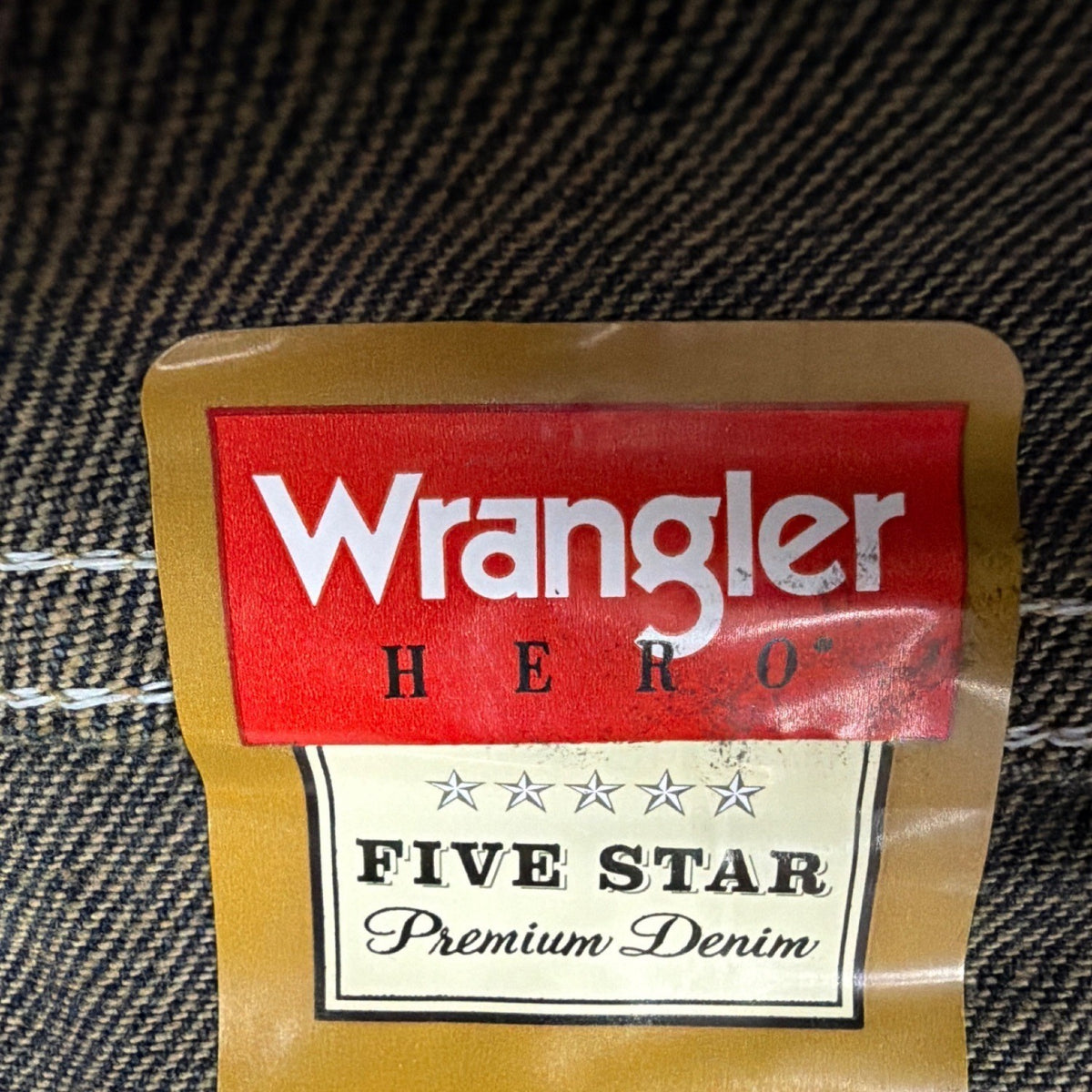 Wrangler Mens Blue Relaxed Fit Five Star Premium Denim Jeans Size 36x30 - New