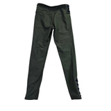Soul Womens Green Polyester/Spandex High-Waisted Lace-Up Leggings Size S