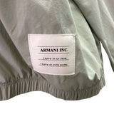 . Mens Sage Green Nylon Jacket UPF 30+ Hooded Lightweight Zip Sz XXL