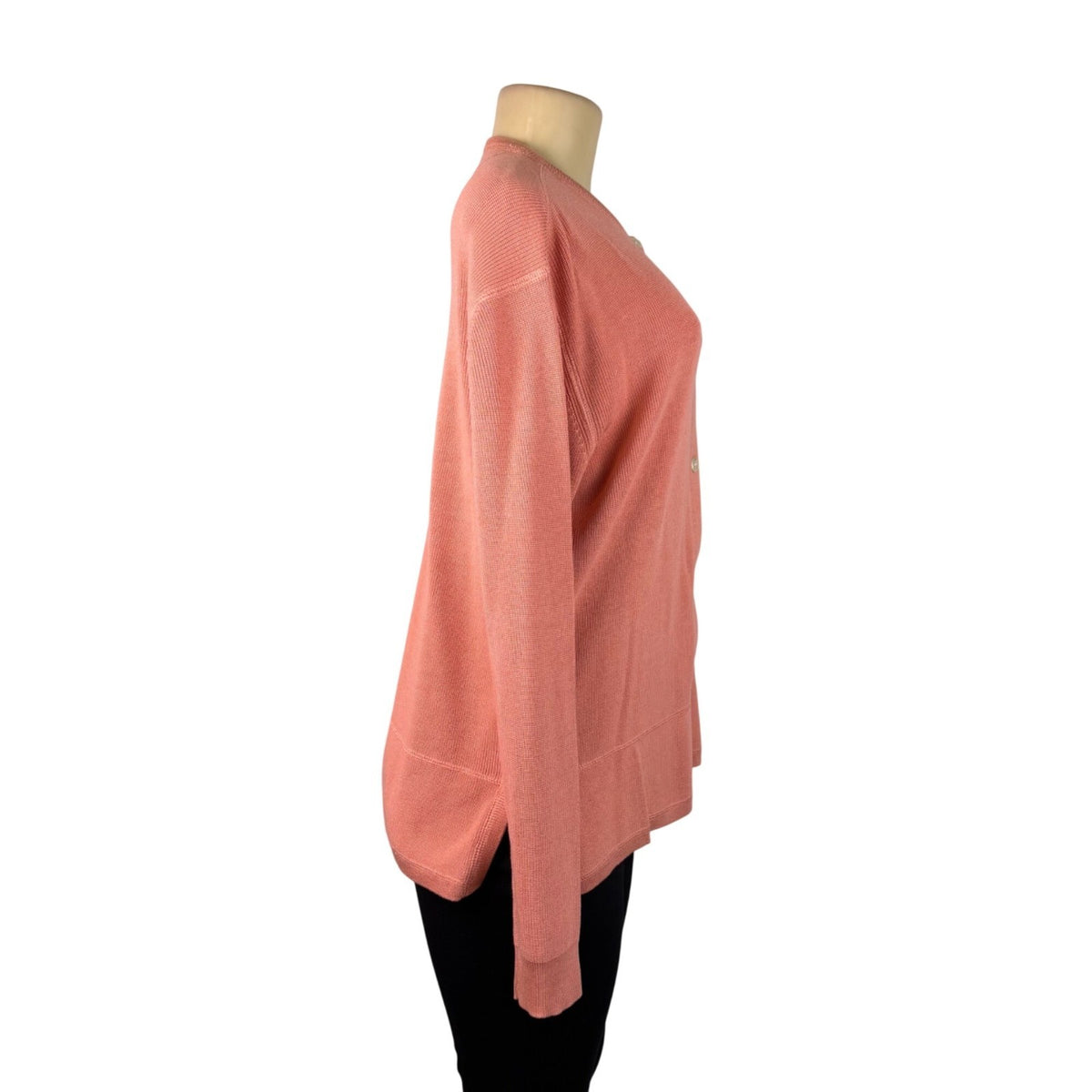 Tommy Bahama Womens Pink Button-Down Cardigan Sweater Size M