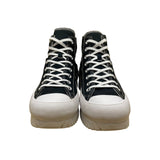 Converse Unisex Black Canvas High-Top Lugged Sneakers Size M9/W11