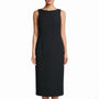 Maggy London Womens Black Polyester Sleeveless Midi Dress Keyhole Back Size 12