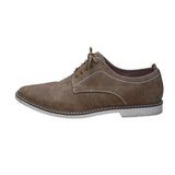 Mio Marino Men’s Brown Faux Leather Perforated Lace Up Oxford Shoes Size 12