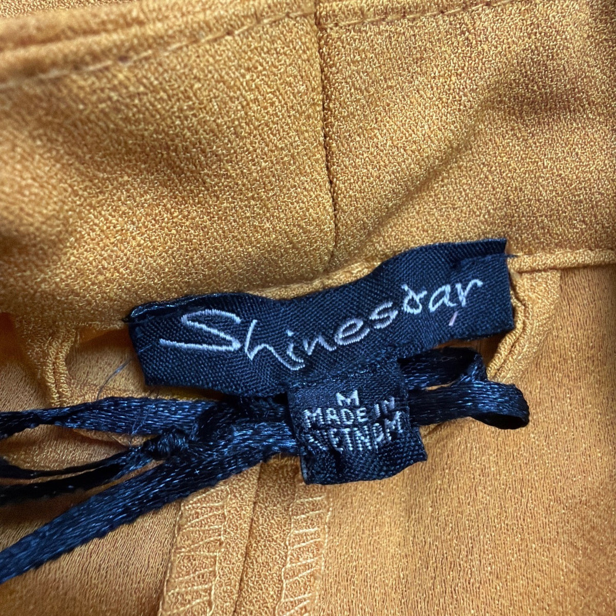 Shinesstar Womens Yellow Polyester Open Front Long Jacket Stylish Layer Size M 