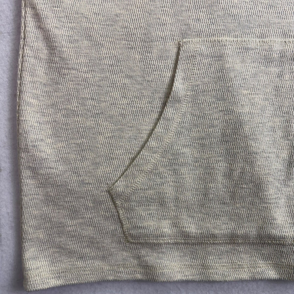 Flag & Anthem Mens Beige Cotton/Polyester Hoodie Sweater Waffle Knit Sz M - New