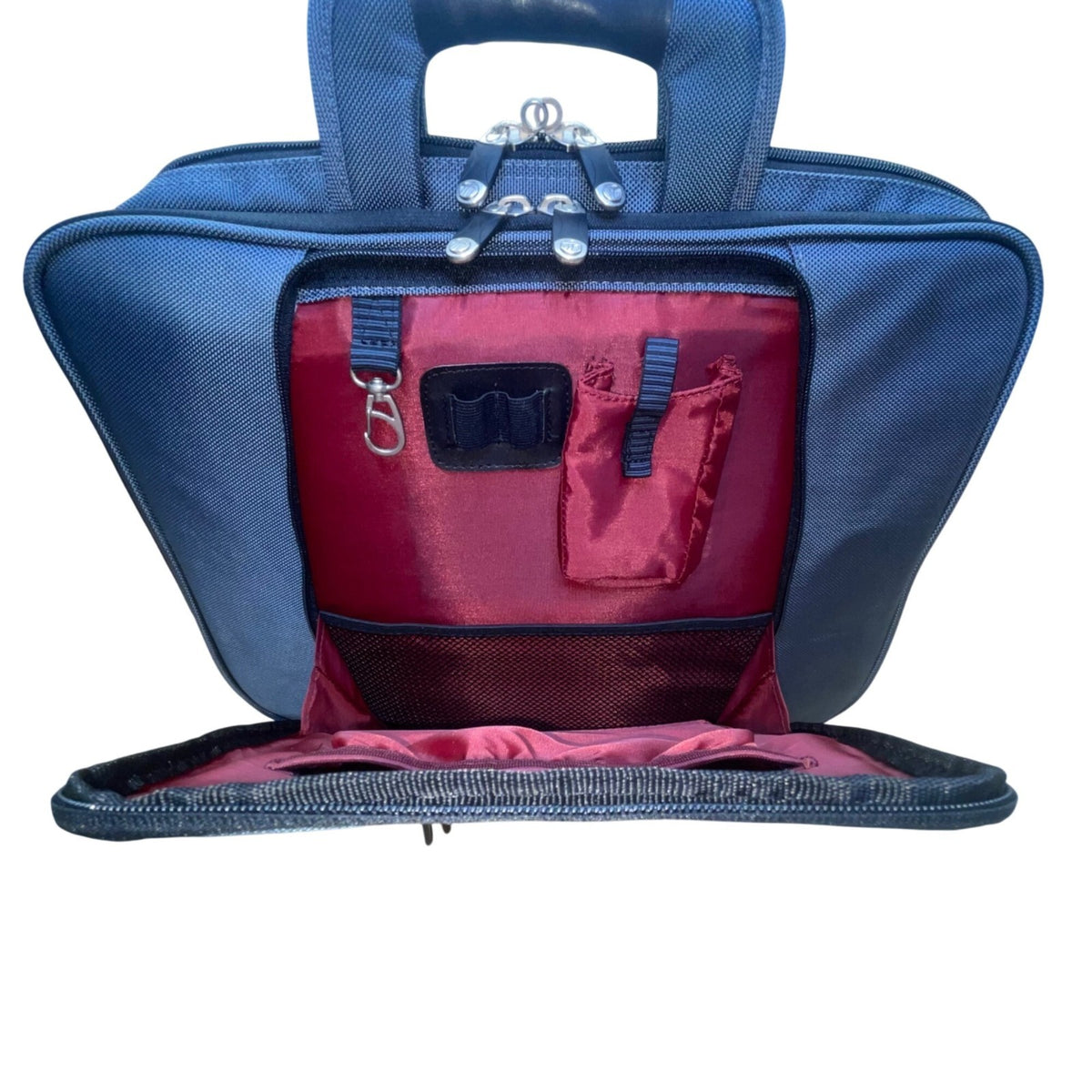 Targus Men’s Blue Nylon With Multiple Compartments Slim Briefcase Laptop Bag