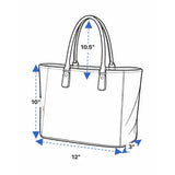 Hidesign Women’s Burgundy Leather Croc-Embossed Gold Detail Dual Straps Tote Bag