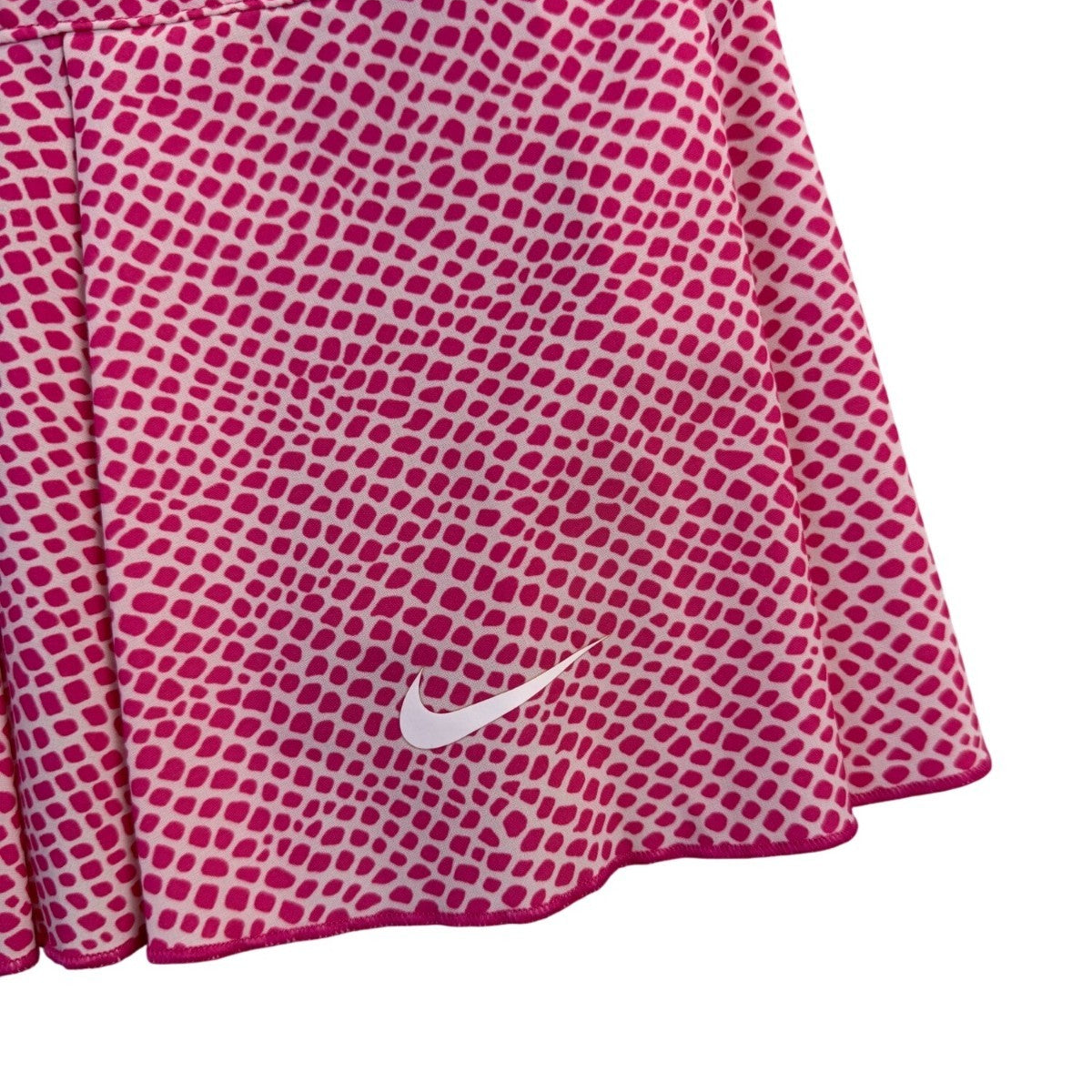Nike Womens Pink Dri-FIT Polyester & Spandex Skort Animal Print Size Large