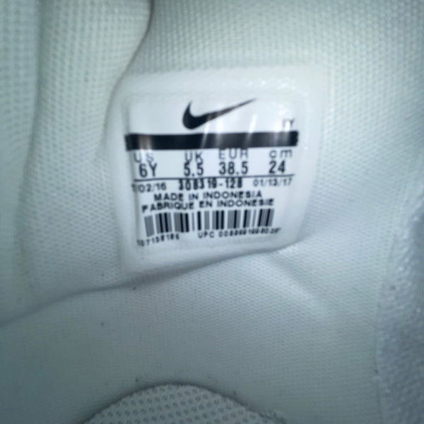 Nike Youth Mint & Grey Suede High-Top Lace-Up Casual Athletic Sneakers Size 6Y