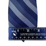 Jos A Bank Mens Blue Silk Striped Tie Classic Chevron Pattern Formal Necktie 5