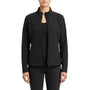 Lucy Womens Black Full-Zip  Jacket Stretch Fabric High Collar With Pockets Sz XL