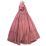 Free People Womens Pink Halter Maxi Dress Size S/Lined
