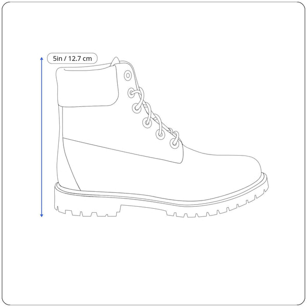 Mens Black Work Boots ASTM Steel Toe Slip-Resistant Size 10M