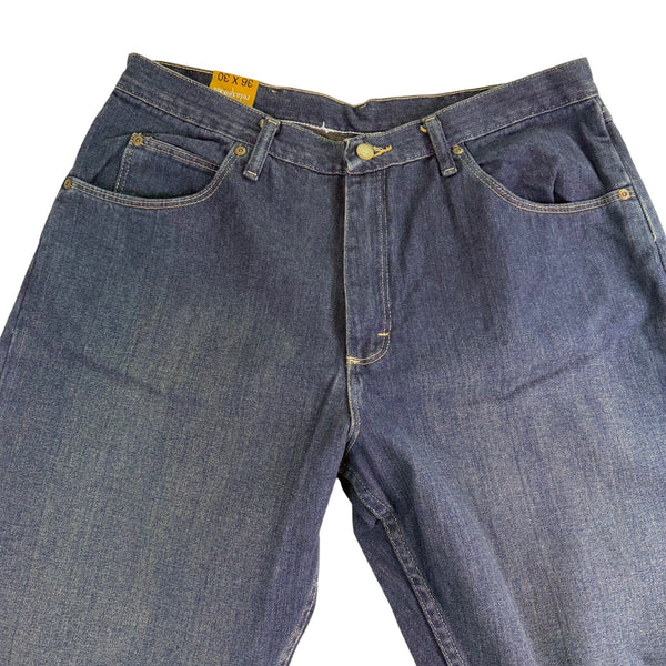 Wrangler Mens Blue Relaxed Fit Five Star Premium Denim Jeans Size 36x30 - New