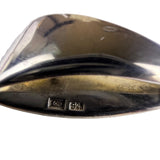 Loru Sterling Silver Modernist Pendant & Drop Earrings Set Abstract Mid Century