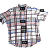 Ralph Lauren Mens Multicolor Cotton Plaid Short Sleeve Button-Down Shirt Size L