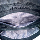 Lug Women’s Black Quilted Polyester Carousel Adjustable Strap Crossbody Bag