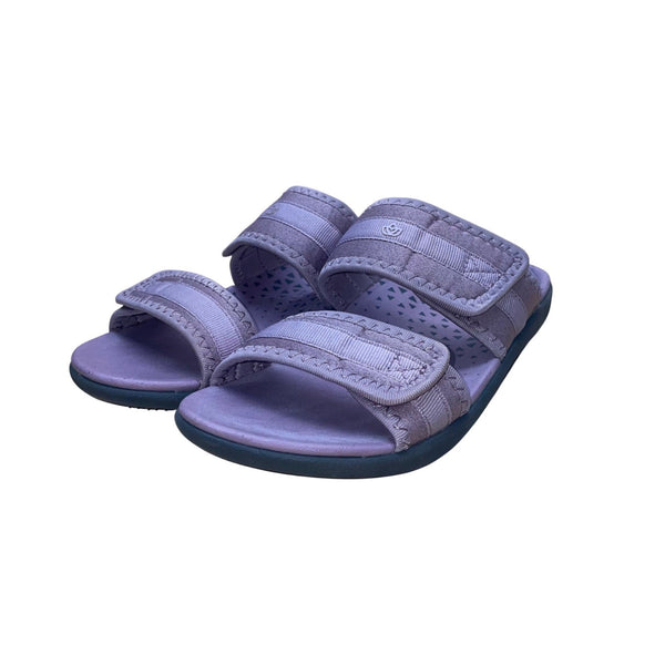 Spenco Women’s Lavender Adhesive Strap Textured Footbed Slide Sandals  Size 7.5