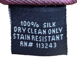 Tie Bar Mens Pink 100% Silk Necktie Stain Resistant Elegant Formal Wear