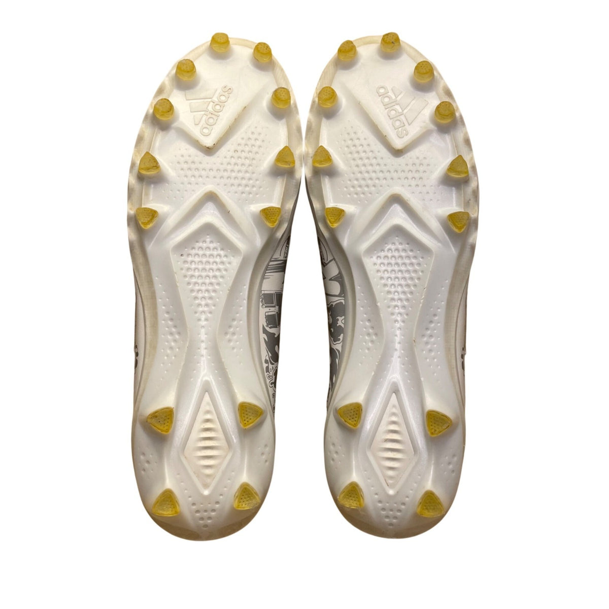 Adidas Men’s White Athletic Freak X Big Mood Football Cleats Size 12