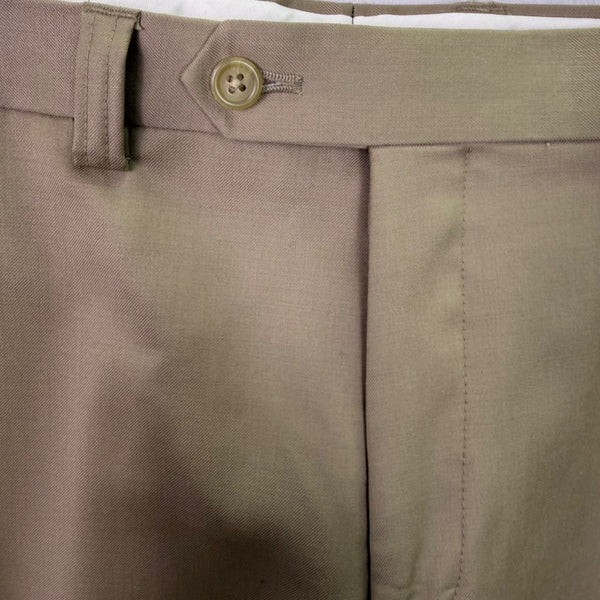 Lauren Ralph Lauren Mens Camel Wool Cashmere Flat-Front Dress Pants Sz 33W / 30L