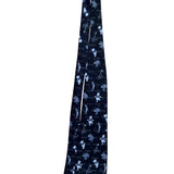 Disney Men Black Polyester Winnie The Pooh & Friends Pattern Novelty Tie