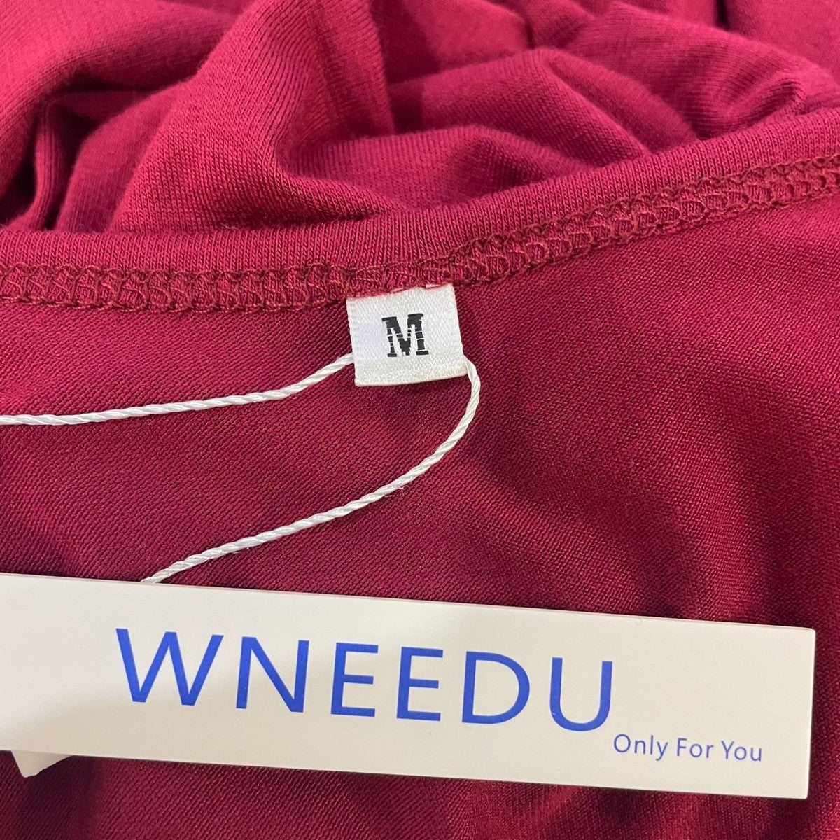 Sleeveless Berry Red WNEEDU Womens Tank Dress Size M New