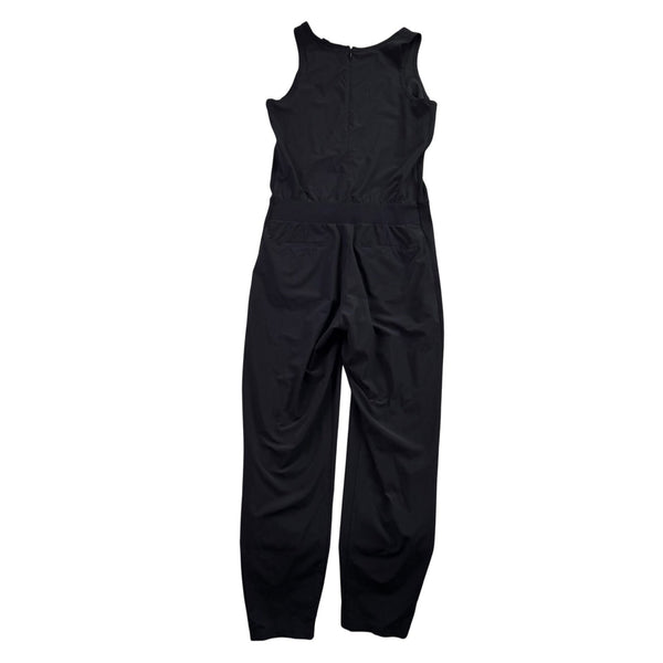 Athleta Womens Black Brooklyn Jumpsuit Sleeveless V-Neck Style Size 6 
