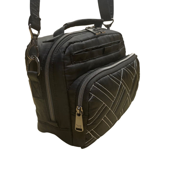 Lug Women’s Black Quilted Nylon Mini Ranger Adjustable Strap Crossbody Bag