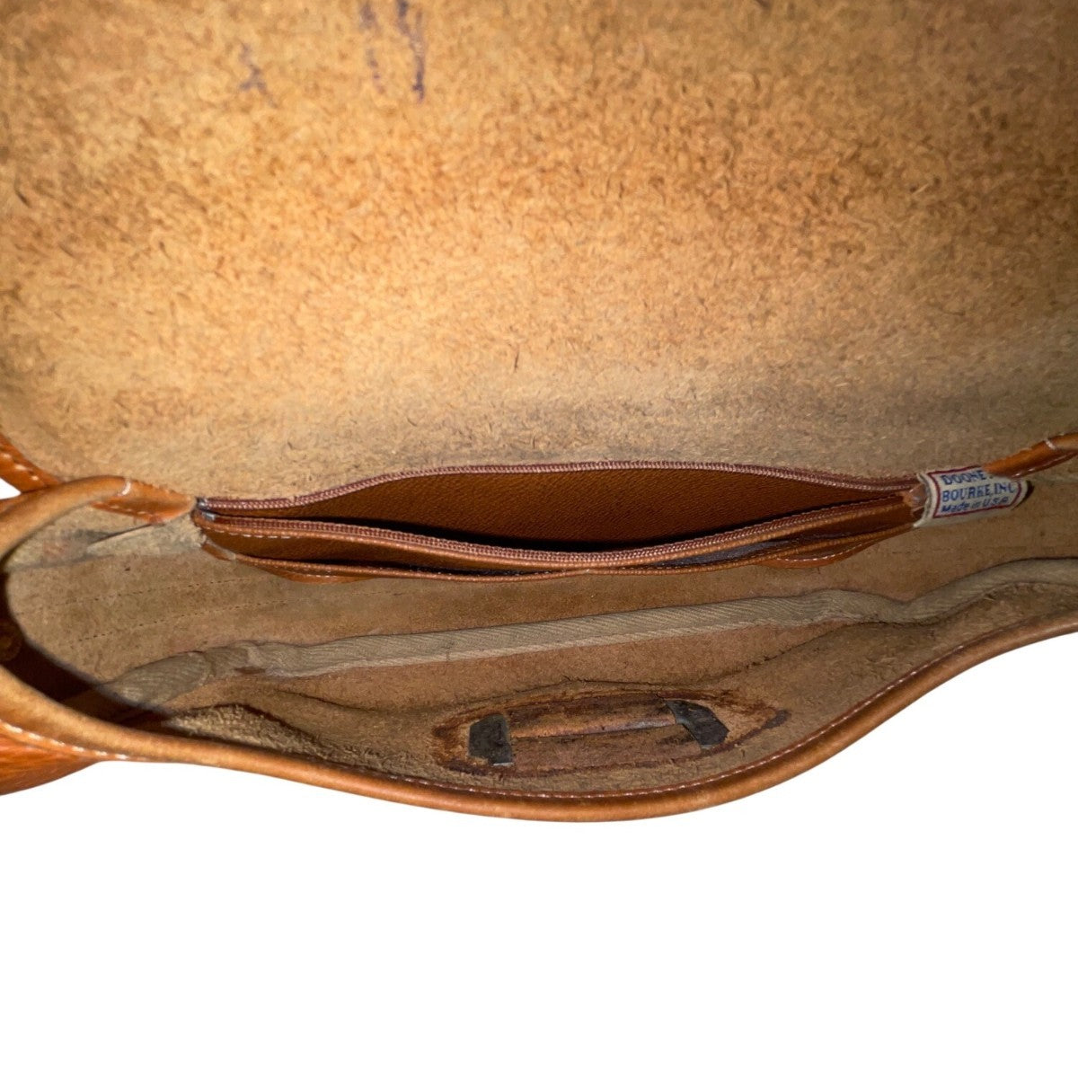 Vintage Dooney & Bourke Women’s Brown Pebbled Leather Adjustable Crossbody Bag