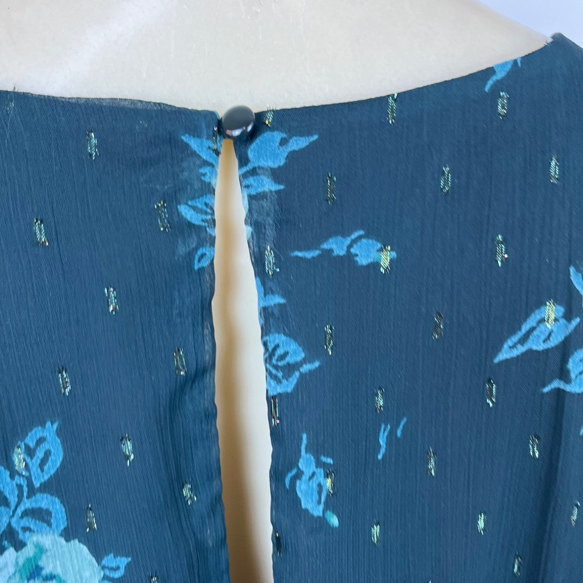 City Studio Women's Teal Blousson Mini Dress With Floral Pattern Size XL - NWT