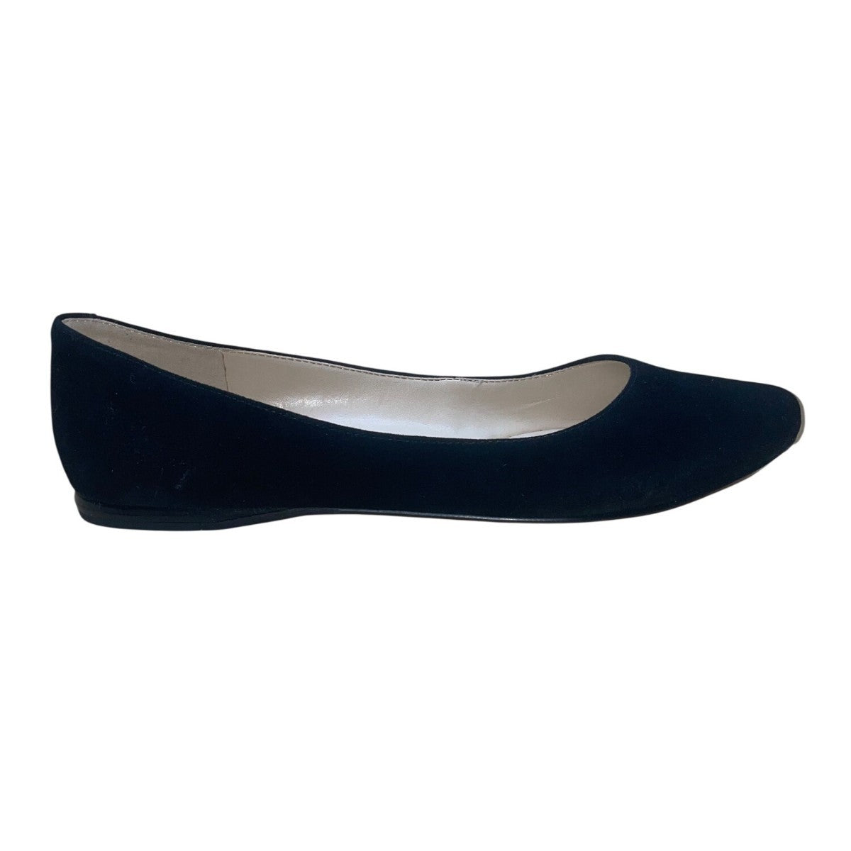 Nine West Women’s Black Suede Slip On Speakup Ballet Flats Size 7.5M