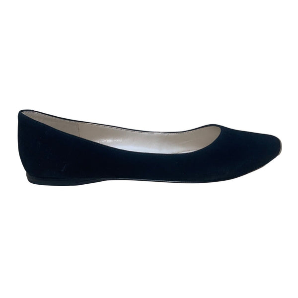 Nine West Women’s Black Suede Slip On Speakup Ballet Flats Size 7.5M