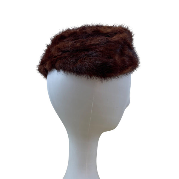 Vintage Sheppard Mink Fur Hat Made Expressly For Richs Atlanta
