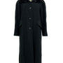 J Percy for Marvin Richards Lord & Taylor Black Faux Fur Long Coat Jacket