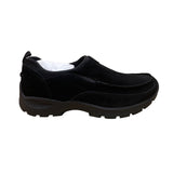 Lands End Men's Black Suede Casual Slip-On Loafers Shoes Size 8.5D