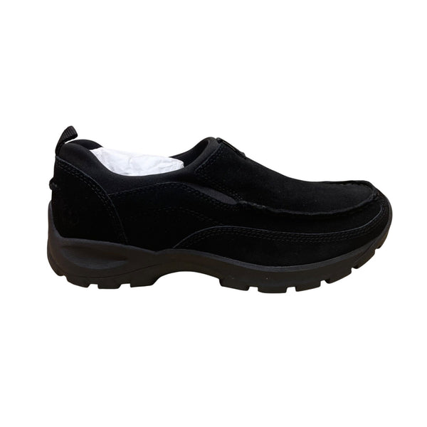 Lands End Men's Black Suede Casual Slip-On Loafers Shoes Size 8.5D