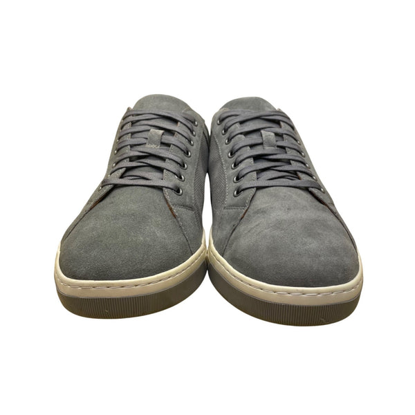 Johnston & Murphy Men’s Gray Suede Sheepskin Lining Low-Top Sneakers Size 13M