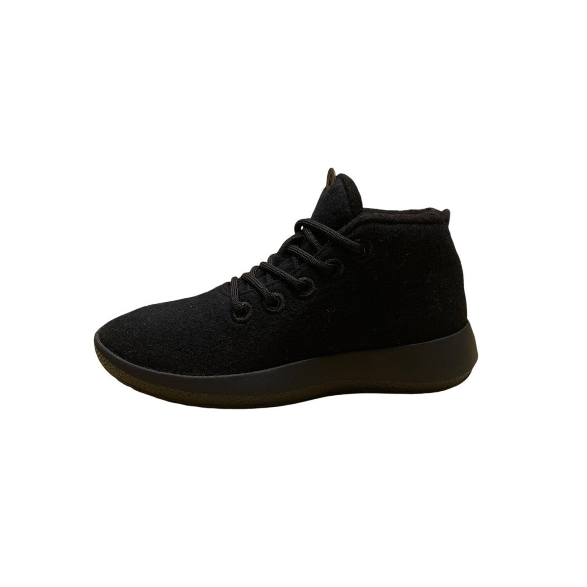 Allbirds Women’s Black Wool Lace-Up High-Top Athletic Wrum Sneakers Size W6