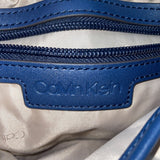 Calvin Klein Women’s Blue Nylon Adjustable Strap Compact Crossbody Bag