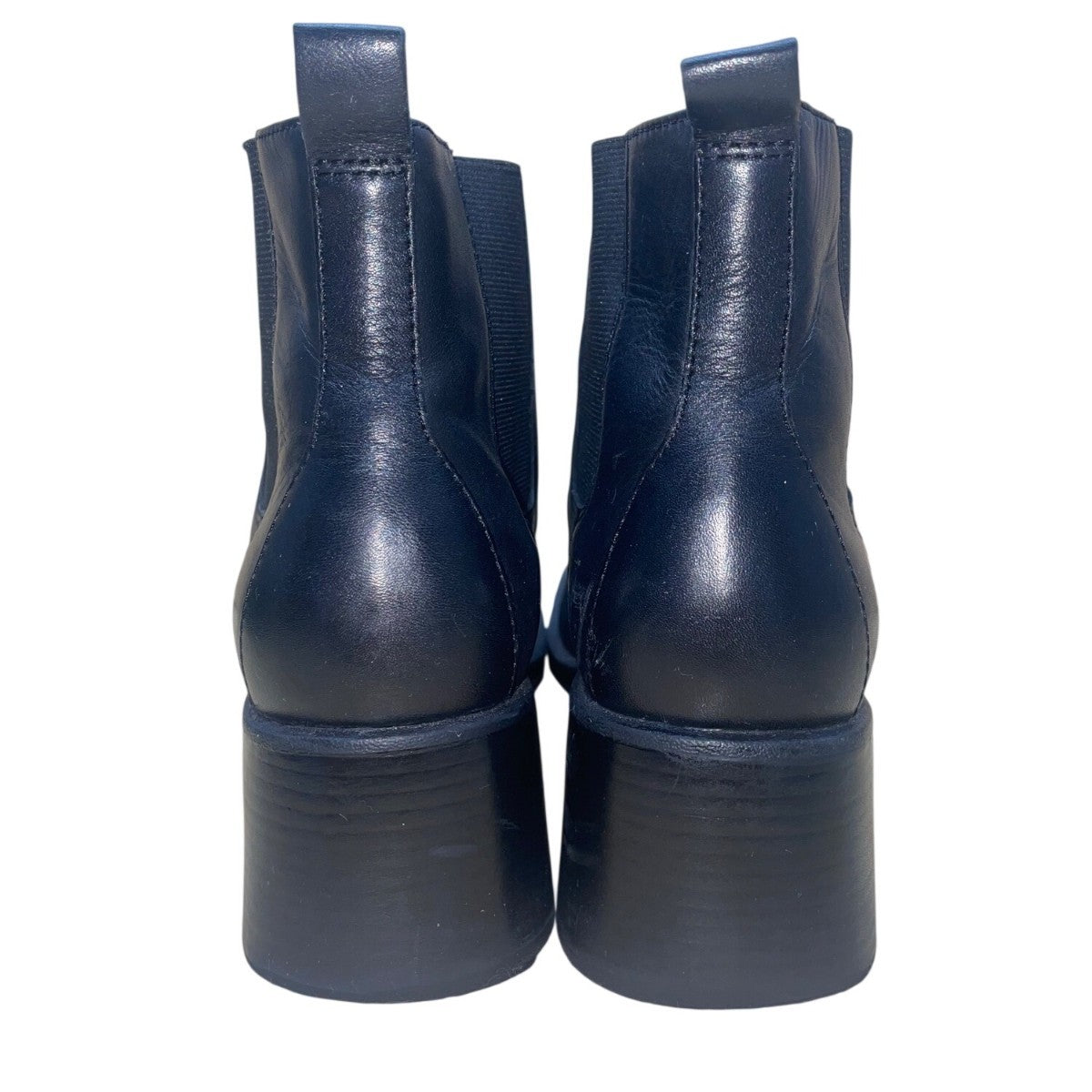 Clarks Women’s Black Leather Slip-On Comfort Chelsea Moma Ankle Boots Size 8M