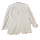 Circle S Mens Cream Western Blazer Jacket Classic Vintage Style Sz 48R