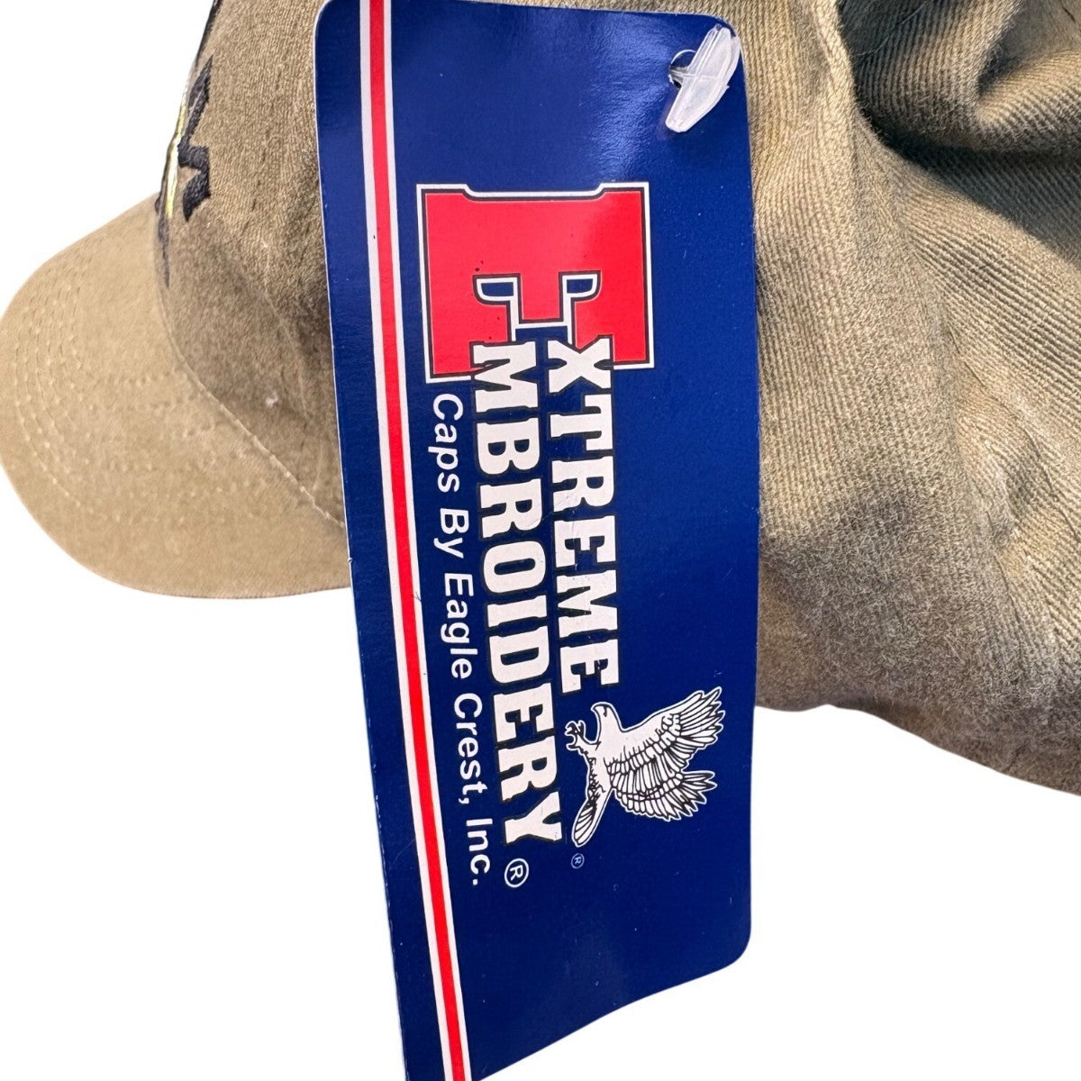 Embroidery Unisex Khaki Vietnam Veteran Adjustable Cap With Embroidered Design