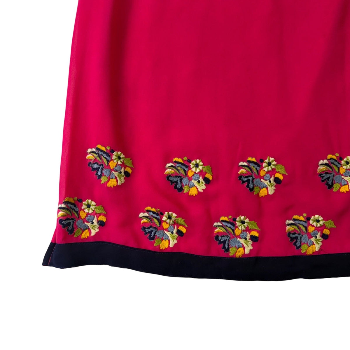 Lovu Kids Girls Pink Sleeveless Embroidered Dress Floral Accents Size 28