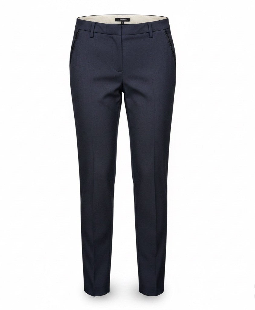 Zac & Rachel Womens Black Slim Fit Ankle Pants Size 8