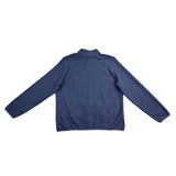 Eddie Bauer Mens Blue 1/4 Button Pullover Fleece Jacket Size XL