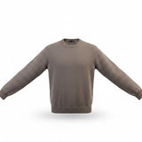 Dazy Mens Taupe Crew Neck Sweater Stylish Warm Knitwear Size S