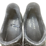 Skechers Women’s Black Suede Comfort Slip-On Martha Stewart Booties Size 11