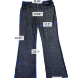 Athleta Womens Gray Stretch Flare-Leg Pants Size XL